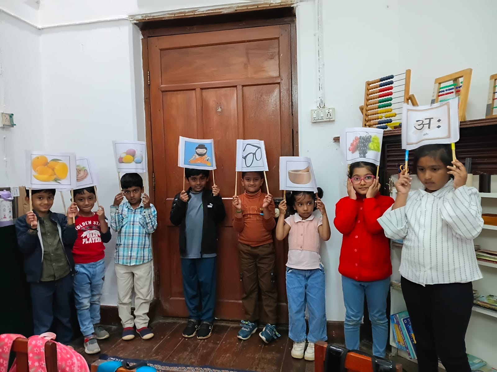 Grade 1 Hindi: Matra Recognition Through Play at bms