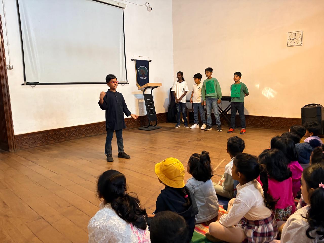 Dare to Be Free: Grade 4 Brings Independence Day to the Morning Assembly at bms