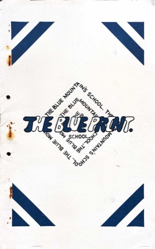 The Blue Print, 1986, Second Term, cover