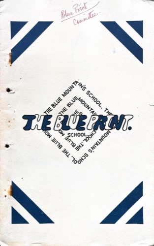 The Blue Print, 1987, First Term, cover