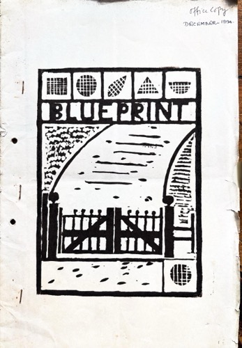 The Blue Print, 1994, 2nd Term, cover