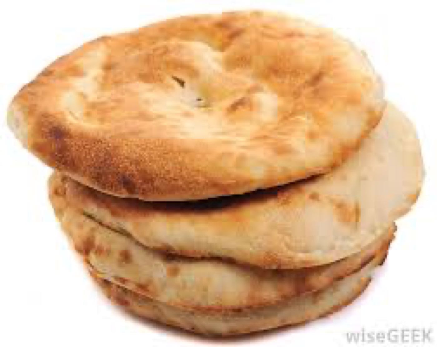 Pita bread with hung curd and salsa dip