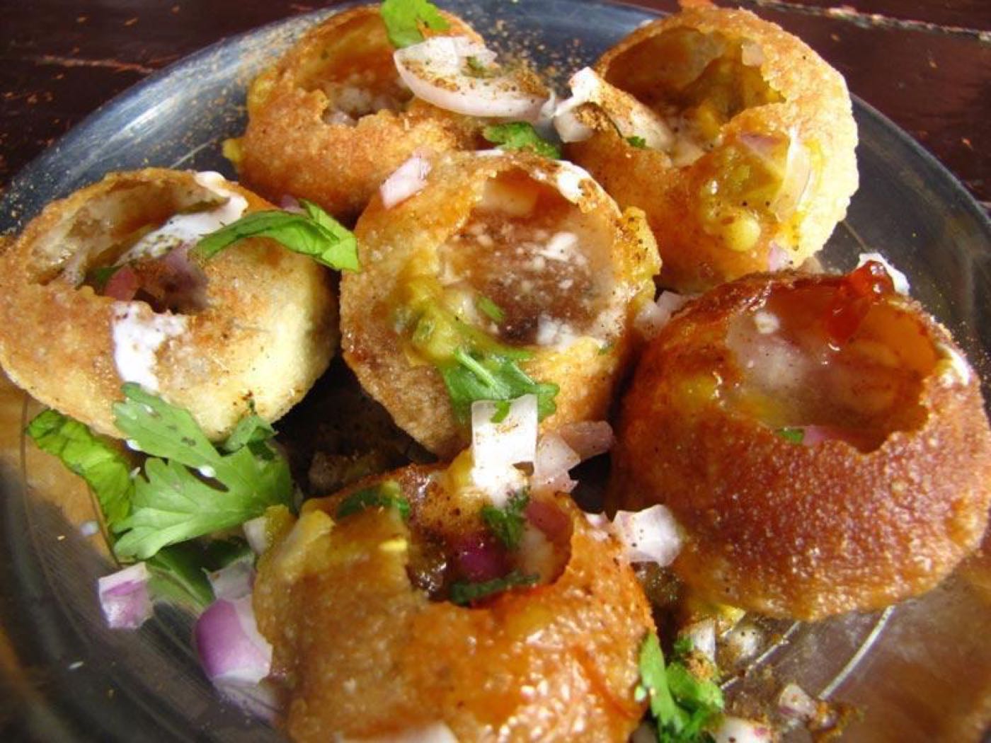 Pani puri chaat