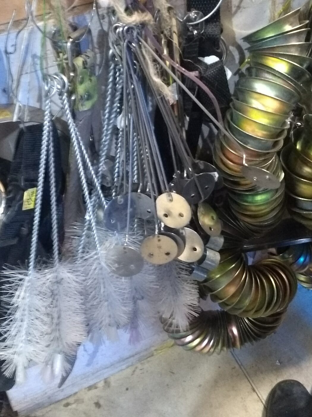 Chains, bells and brushes for sale